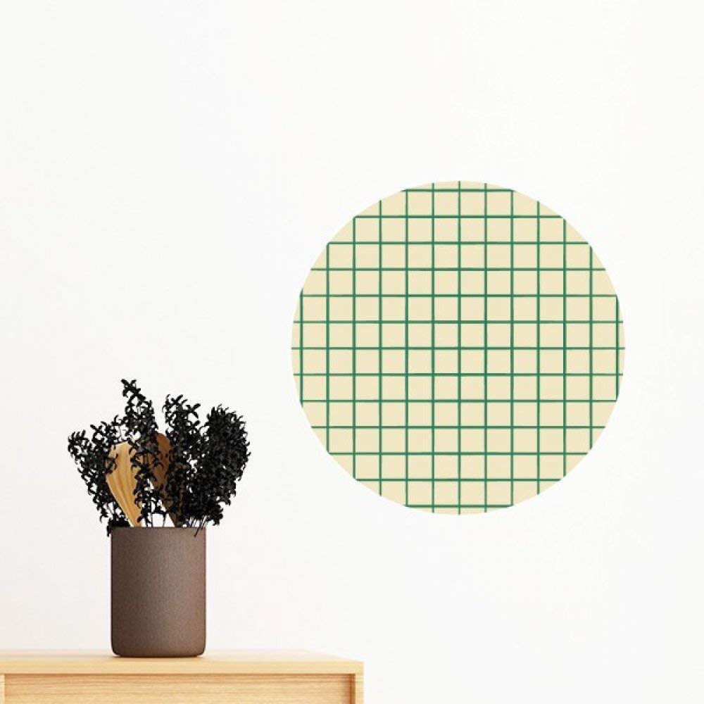 Décoration murale vinyle autocollante de qualité | Grille verte 40cm