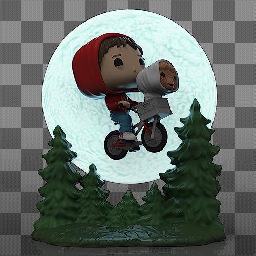 Figurine Funko Pop Moment Elliot and E.T. Flying Glow Neuf - vue 6