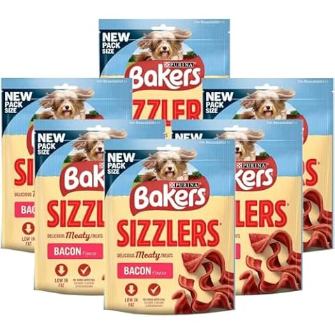 Bakers Bacon Sizzlers Dog Treats Pack Cover