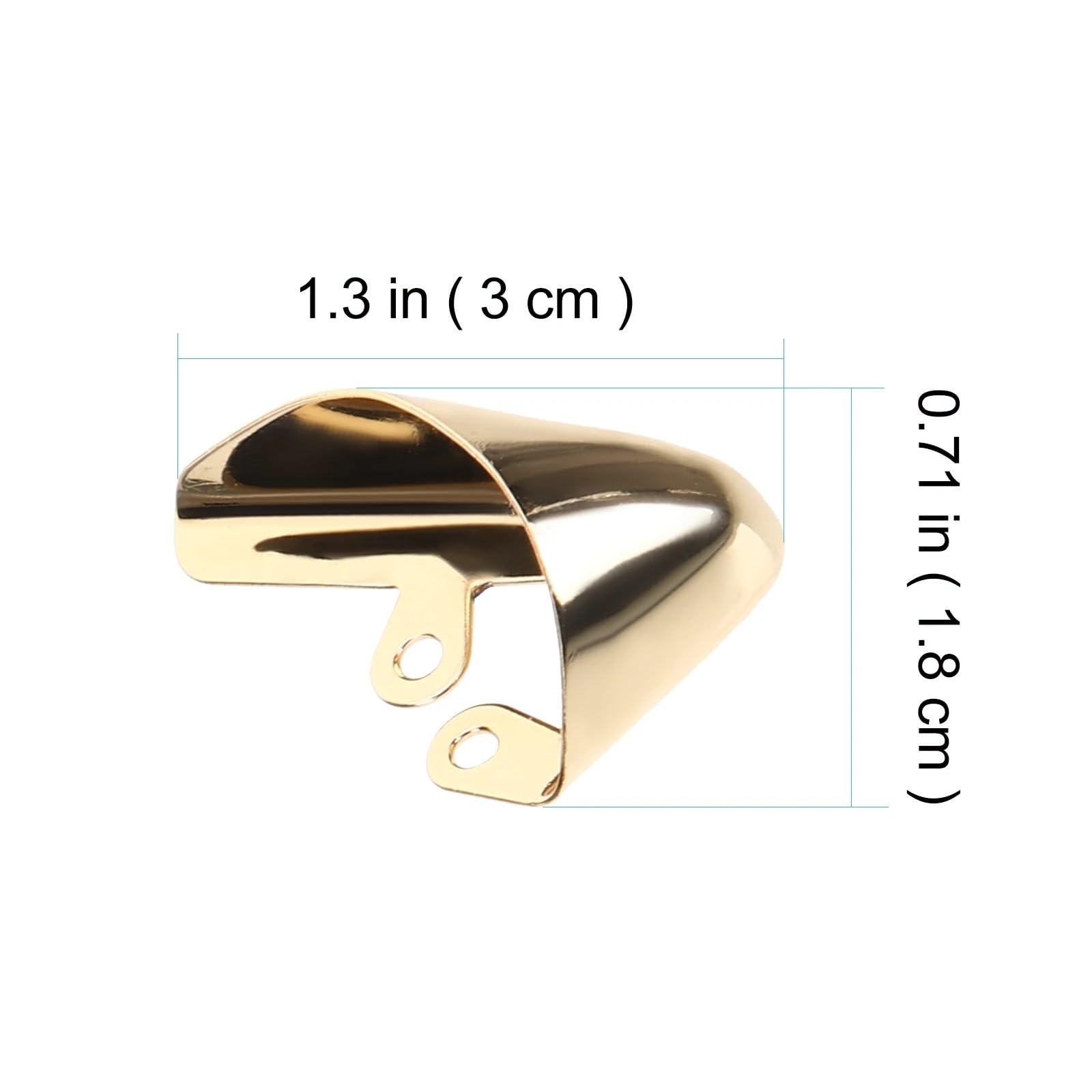 Zapatos de Metal Protector Puntiagudo 48 Piezas Tapa Punta tacón Alto Mujeres Desgaste Cubierta del Dedo pie Accesorios reparación