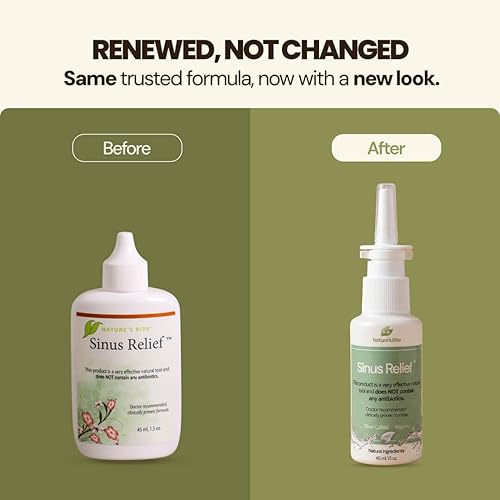 Miniatura 3 de Nature's Rite Sinus Relief™, 1.5 oz. (45 mL) – All-Natural Nasal Sinus Spray – Relief for Sinus Problems – Encourages a Healthy Sinus System –