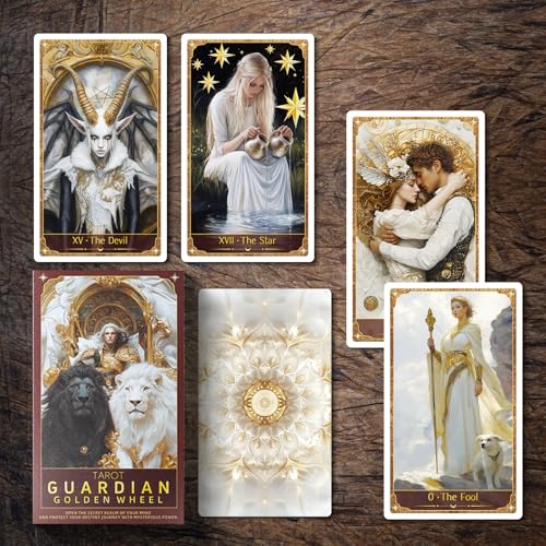 Cartas de tarot clásico baraja de 78 cartas con guía en español para adivinación 3