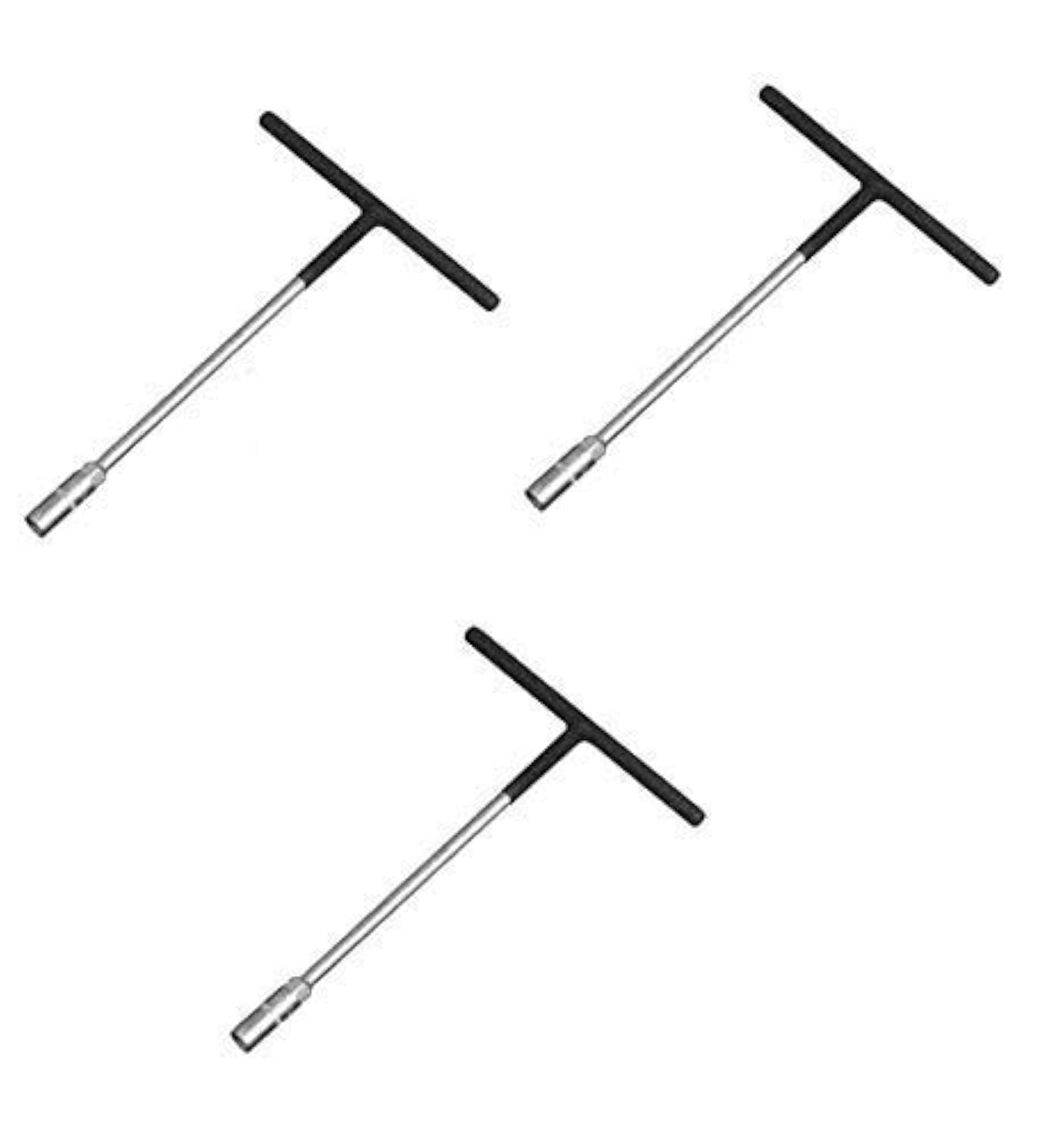 BRUSH HOUSE T Spanner Set of 3-8mm, 10mm & 12mm spanners, Hex end (B08MXRF11P) Amazon Price History, Amazon Price Tracker