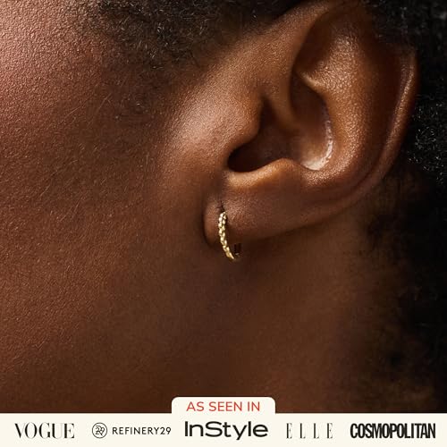 Ana Luisa 10K Solid Small Gold Hoop Earrings for Women – Hoop Earrings for Women Hypoallergenic, Water-Resistant, Recycled Solid Gold Jewelry for Everyday Wear – Dainty Jewelry2