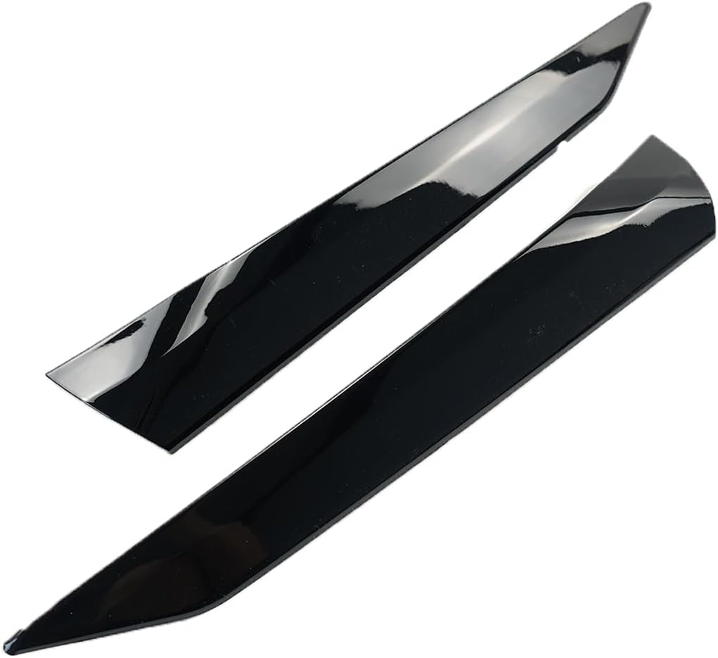 skkyoro 4Pcs Exterior Door Handle Cover Trim for Corvette C8 Z51 Stingray 2020-2023, Side Fender Vent Door Garnish Strip Accessories (Glossy Black)