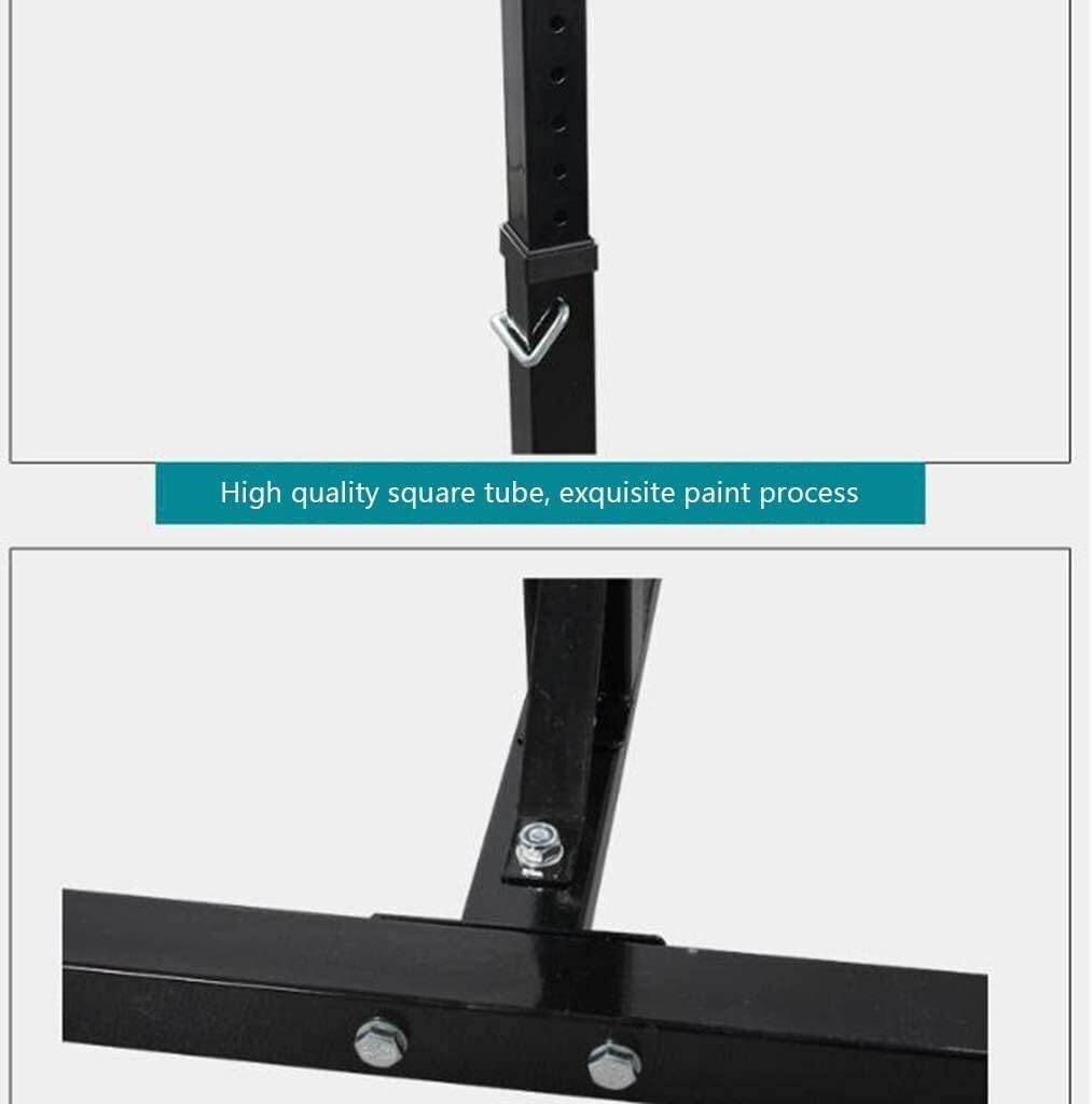 Adjustable Squat Rack Weight Lifting Bench Press Multifunctional Shelf Adjustable Bracket Home Indoor Gym Strength Training Stand Men's Fitness Barbell Rack Only Sell Shelves Squat Rack