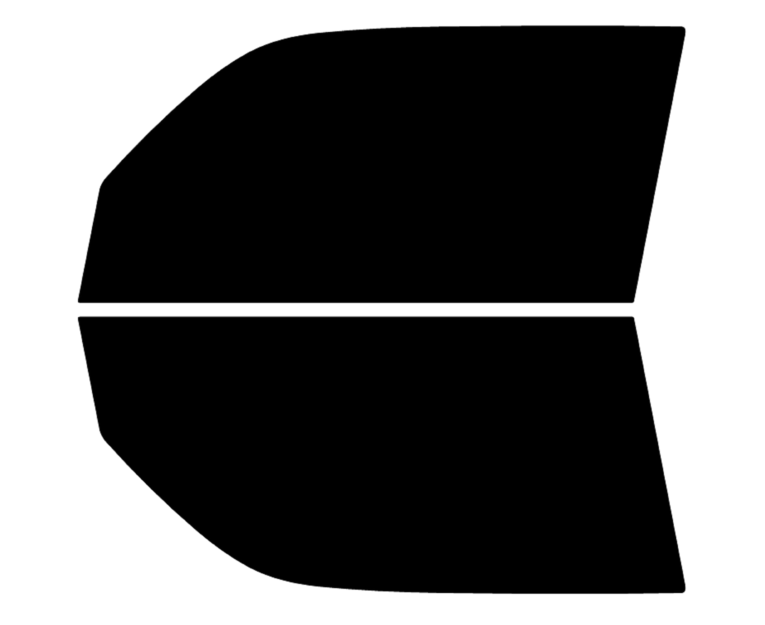 True Line Automotive Precut Window Tint Kit Compatible with Toyota 4 Runner SUV 2010-2023 - Customizable Front Sides - Front Car Window Tint - Pre Cut Window Tint for Car Windows - Tint Kit