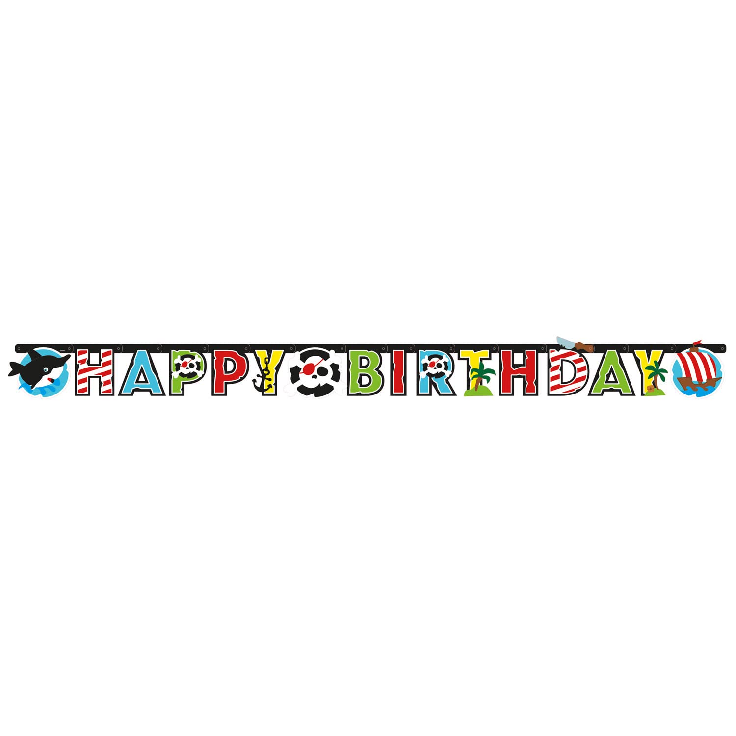 Amscan Letter Banner Pirate