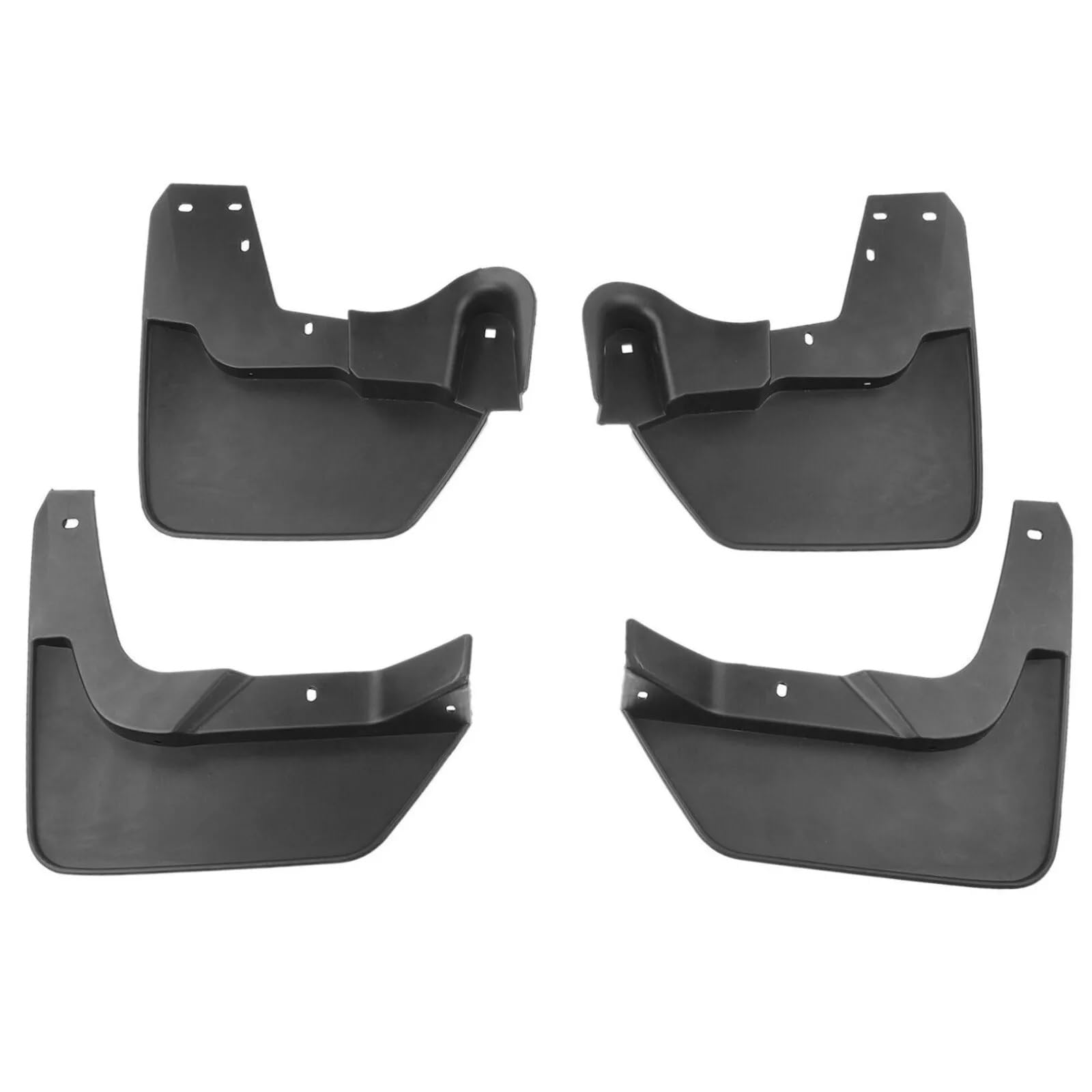 4 Paraspruzzi in Gomma Nera Anteriori + Posteriori per Dacia Duster 2 2018-2024