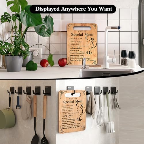 Tabla de cortar rectangular de bambú personalizada miniatura 4