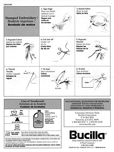 Kit point de croix estampillé Bucilla pour une pause créative zen