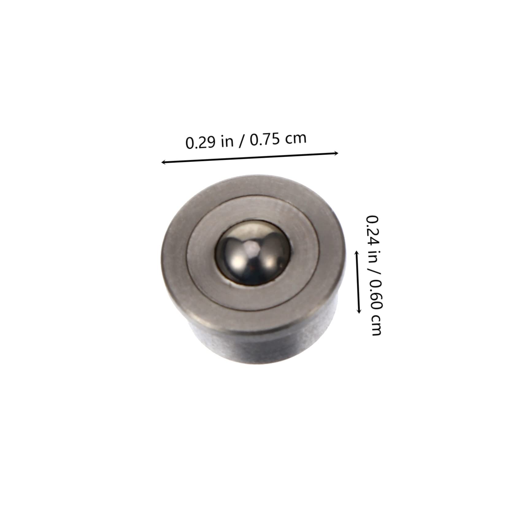 PRETYZOOM Sturdy Roller Wheels Rotation Ball Caster for Furniture Pack Steel Ball Transfer