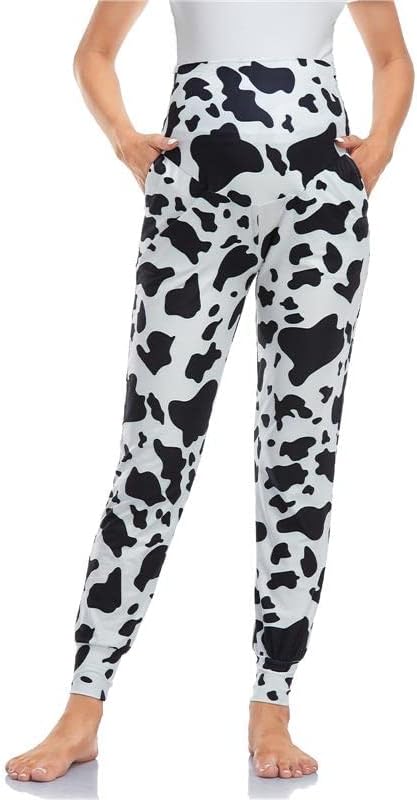 Miniatura 2 de Pantalones casuales de maternidad para mujer, elásticos, cómodos