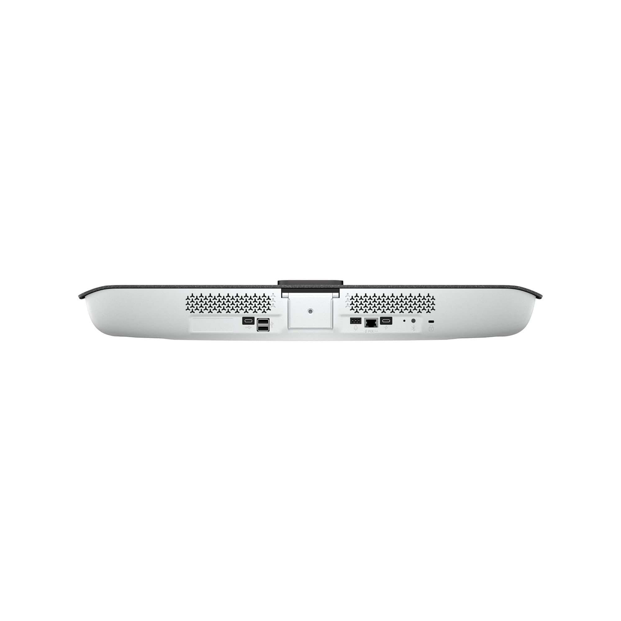 Poly Studio V12, Barra Video USB per Videoconferenze, Fotocamera 4K UltraHD da 20 MP con campo visivo di 120°, HP Poly Lens, Certificata per Zoom, Microsoft Teams, Chromebook, Nero