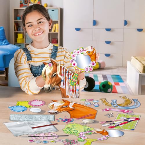 Ravensburger – Be Creative – kit activités Horses – 10 créations – Thème Cheval – Décoration – Loisir créatif – Activité détente et créative – Dès – 238751 - vue 4