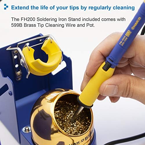 Hakko FM-203 Compact Rework and Soldering Station with Soldering Iron 230V BS Plug
