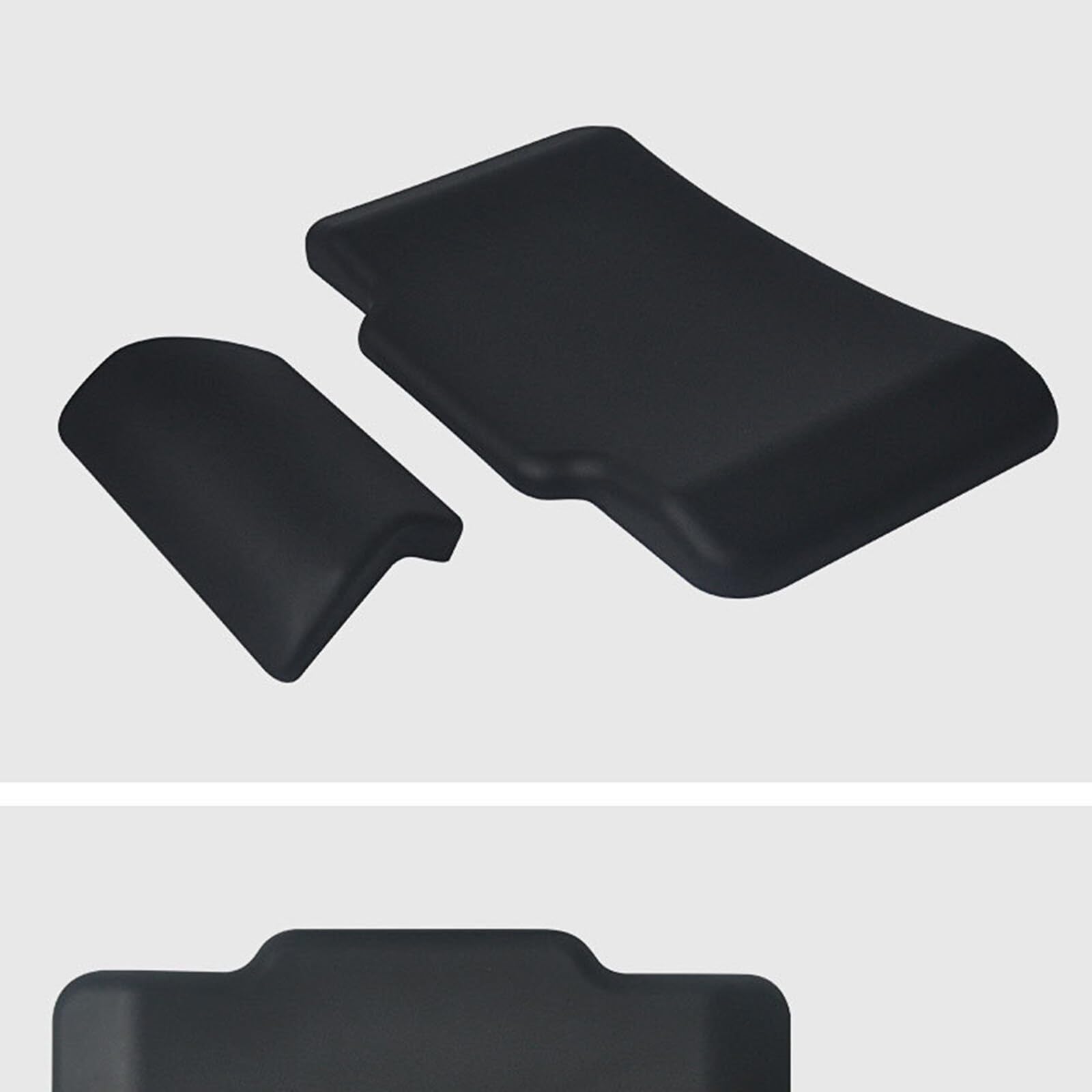 Yolispa Coussin Moto, Dossier du Coffre Supérieur de La Moto avec Adhésif, Coussin pour Top Case Moto, pour Top Case de Moto 45-65L en Aluminium, Noir