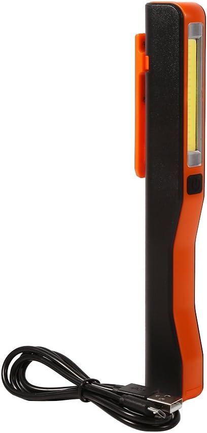 LED Rechargeable Work Lights,Portable Pocket COB Floodlight Led Torch Light Magnetic Worklight for Mechanics,Automotive,Camping,Emergency (Red)