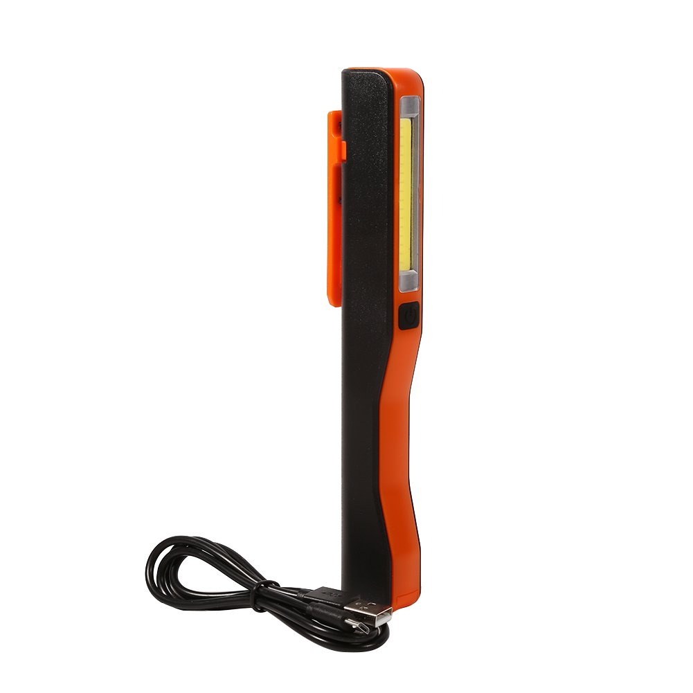 Projecteur de poche COB rechargeable pour s'éclairer en panne