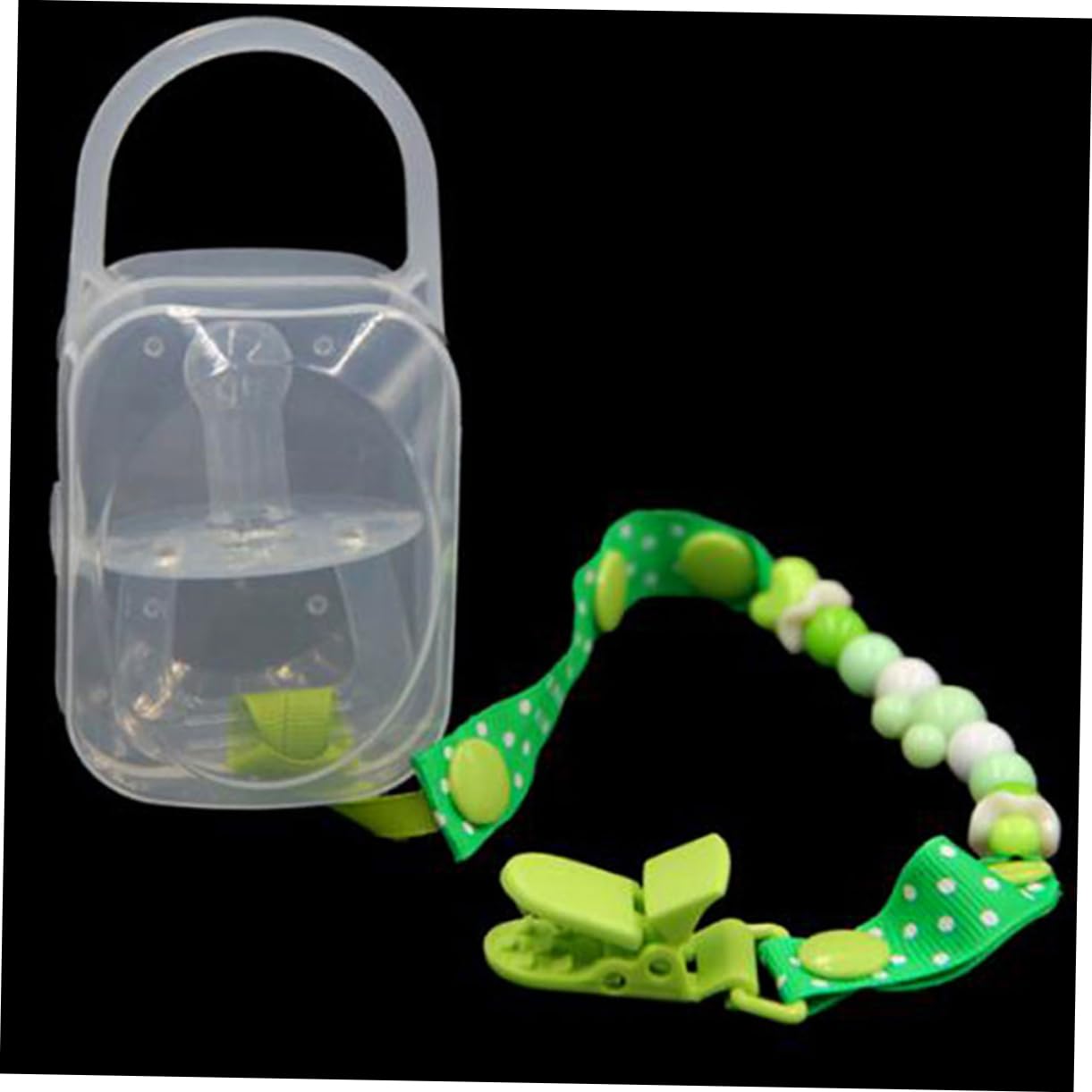 12pcs Portable Baby Pacifier Holder Case Dustproof Plastic Travel-Friendly Organizer for Infants Suitable for Diaper Bags and on-The-Go Use