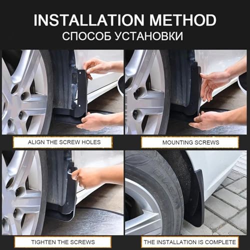 Guardabarros para coche Volvo XC60 2014-2017: faldillas ideales para escapadas y rutas 6