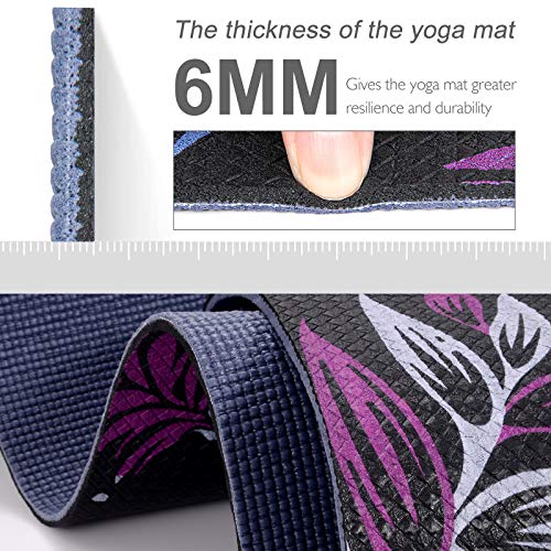 Tapete de ioga TOPLUS, tapete clássico de 0,63 cm, antiderrapante, extragrosso para fitness e exercí