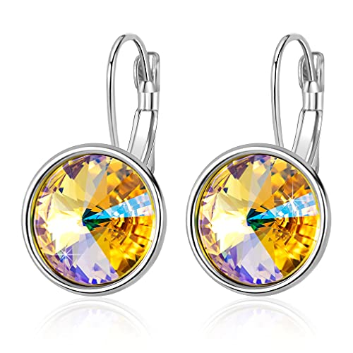 Boucles d'oreilles dormeuses en cristaux, le cadeau idéal pour elle