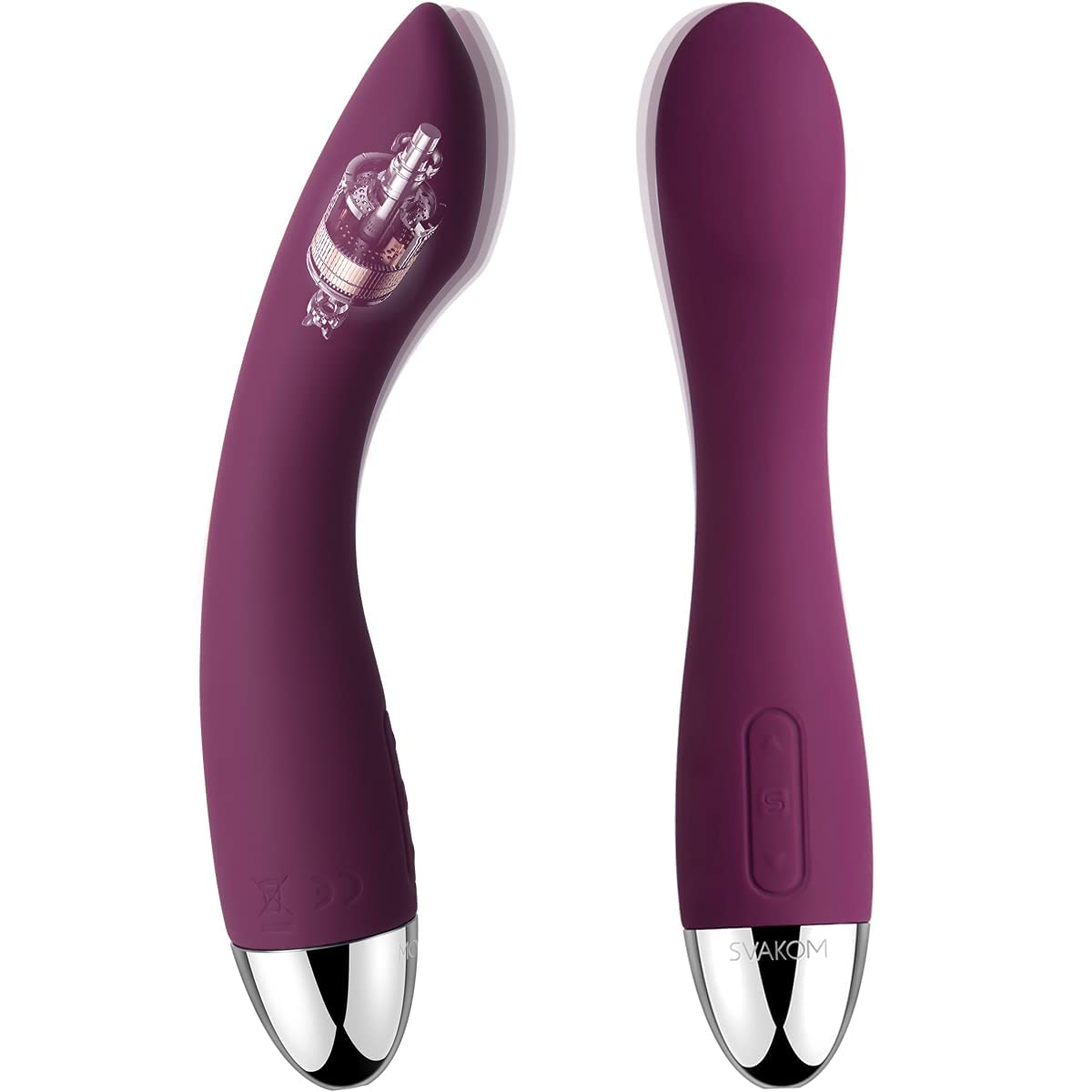 SVAKOM AMY Vibratore impermeabile, stimolazione intensiva del punto G, Viola