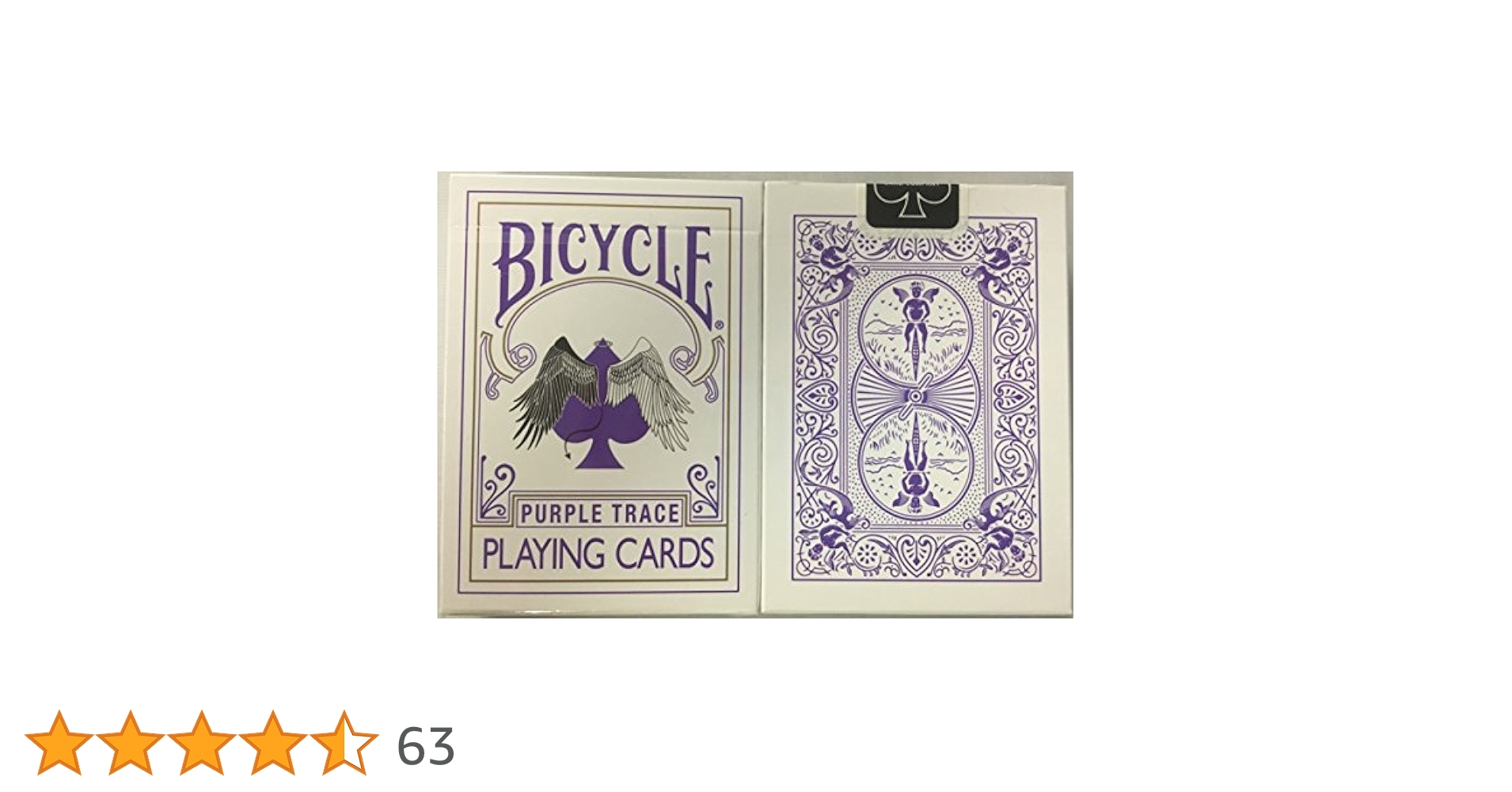 Amazon.co.jp: Bicycle Purple Trace トランプ 天使と悪魔の
