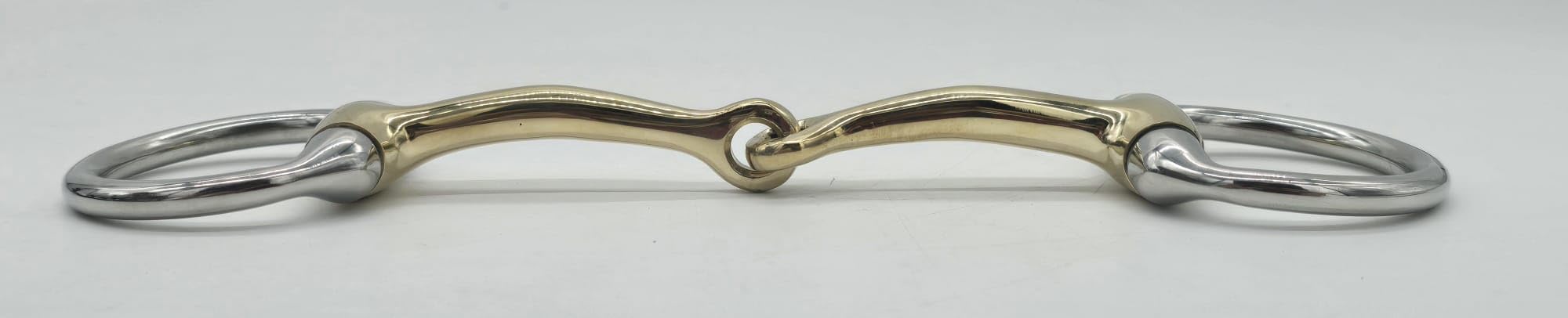 Tysons Breeches Wassertrense D Ring Gebiss German Silver 9,5 10,5 11,5 Super Zart und FEIN verarbeite einfach gebrochen (10,5 cm)