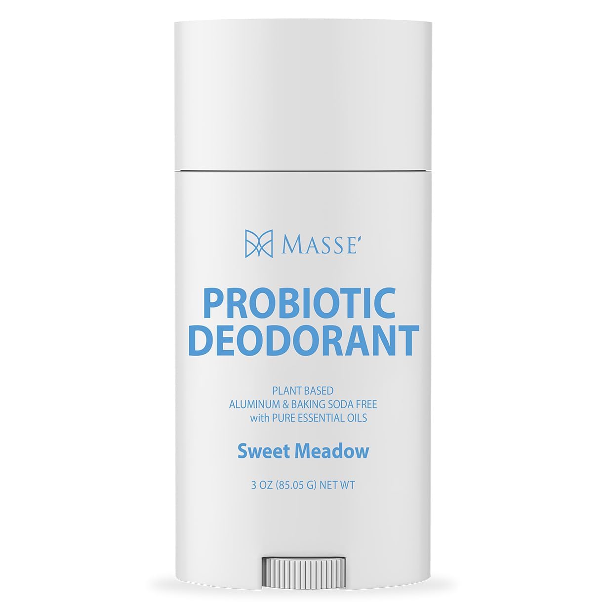 Probiotic Deodorant - Natural Deodorant for Women & Men, Plant-Based Aluminum & Baking Soda Free Deo Stick, 3 oz by Candida Freedom - Sweet Meadow