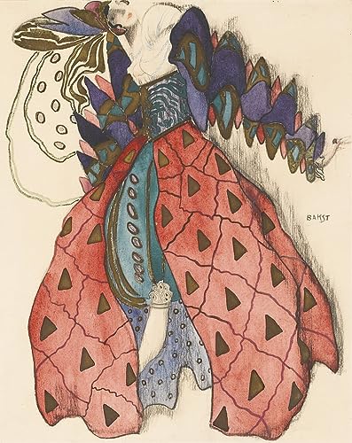 Peinture moderne Ballet La Légende Leon Bakst affiche sur toile haute definition