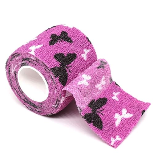 HNGEO Duradero Rodilla Impresa Vendaje elástico Protector de 4,5 Millones de Deportes Colorido Dedo Auto Adhesivo Joint Wrap for Mascotas Cinta Utilizado para el Cuidado Personal