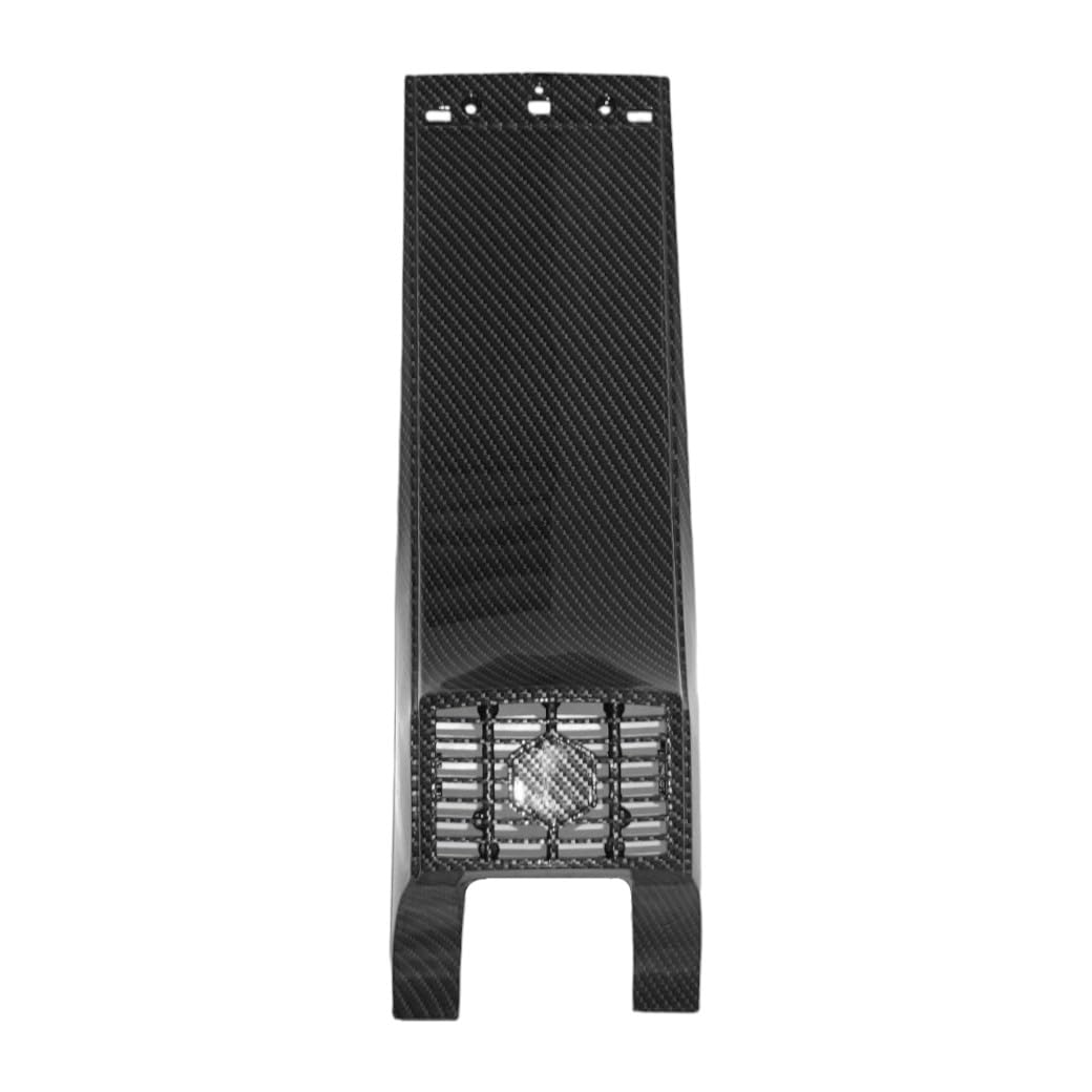 Boita 2.0 Mascherina anteriore Copristerzo Compatibile con Vespa PX 1°serie Carbonio Nero Lucido