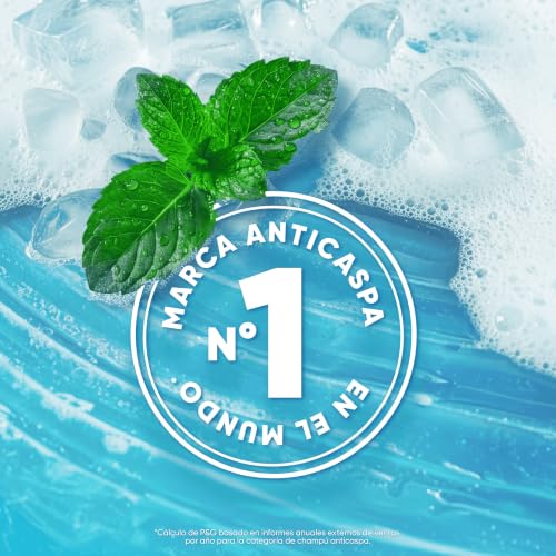 Miniatura 5 de H&S Menthol Fresh Champú Anticaspa Anti-picor, Efecto Refrescante, 2x1L | Actúa desde el Primer Lavado, Hasta 100% de Protección contra la Caspa, Clínicamente Probado