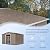 Kullavik 10FT x 8FT Outdoor Storage Shed with Window and Lockable Doors,Waterproof Metal Garden Tool Shed,Galvanized Steel shed for Backyard,Garden,Patio