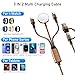 Multi 3 in 2 Charging Cable for Apple Watch Charger, Travel for iPhone Charger USB C Lightning Fast Charging Cable Compatible with iWatch Ultra/SE/9/8/7/6/5/4/3/2/1 & iPhone 15/14/13/12/11/Galaxy S23