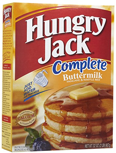 Hungry Jack Complete Buttermilk Pancake and Waffle Mix, 32 Ounce