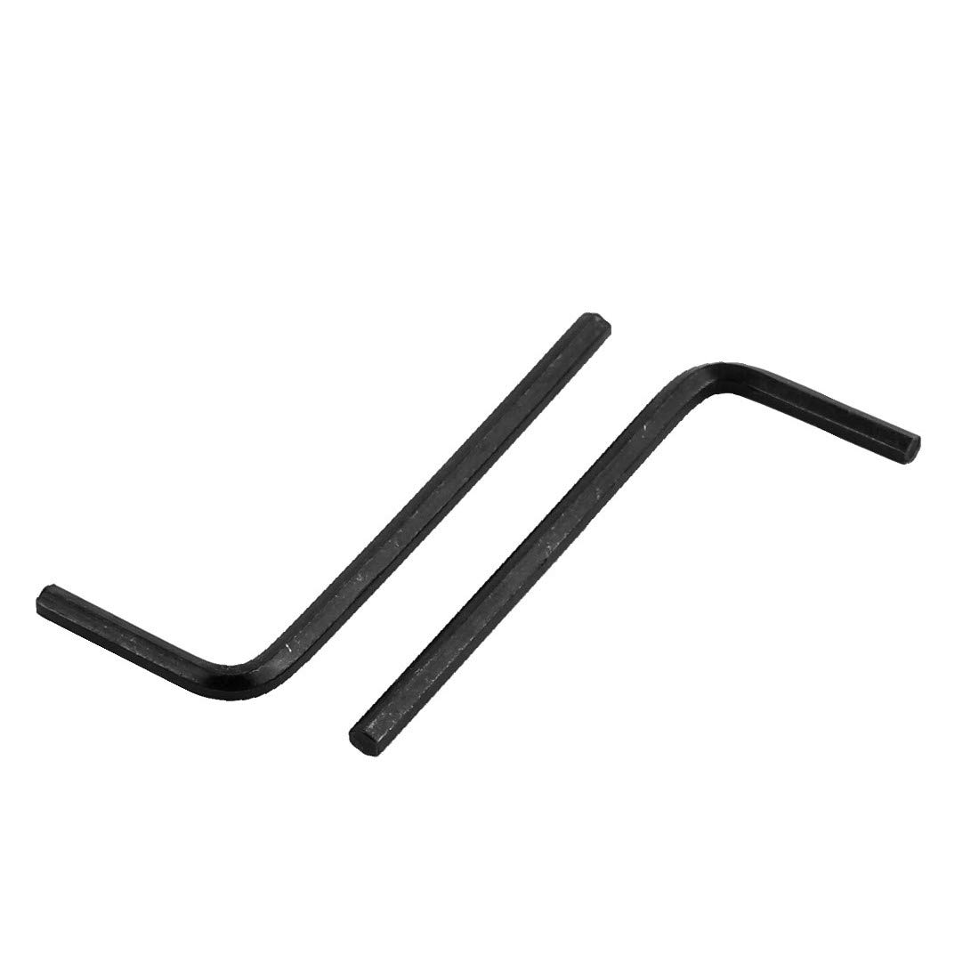 Utensile esagonale metrico esagonale metrico a forma di L da 100 mm in acciaio da 3 pz(100 Stücke 3mm Stahl L-förmigen metrischen Sechskant-Innensechskantschlüssel-Werkzeug schwarz