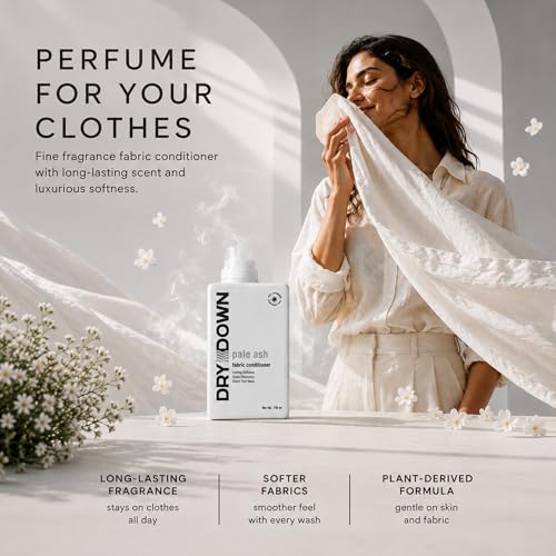 Image of Pale Ash Fine Fragrance Fabric Conditioner | Pear, Rose and Musk | Long-Lasting Scent | Plant-Based Softener | Safe on Delicates | 750 ml