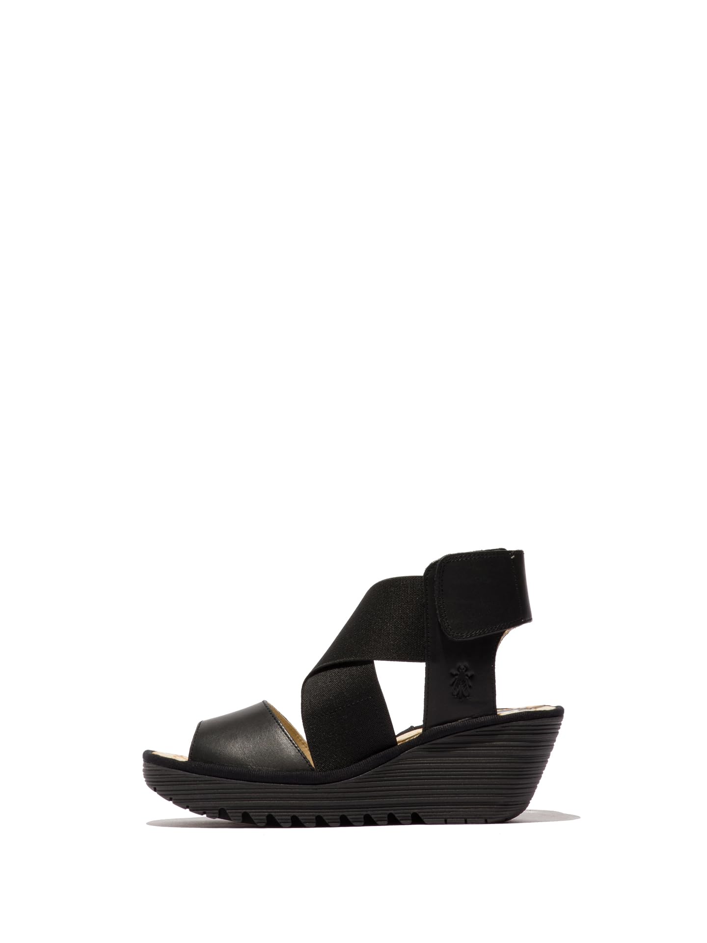 Fly London YUBA385FLY, Sandal Women's Fashion Shoes, BLACK, 3