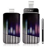 Housse coque étui pochette pour LG Optimus Black P970 avec motif + Stylet luxe