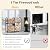 ZEXVIDA Firewood Rack Outdoor and Indoor, Fire wood Storage Racks with Wood Hooks, 15.7" Racks Outdoor for Fire wood, Adjustable Log Racks For Firewood, Heavy Duty Logs Holder Woods Storage