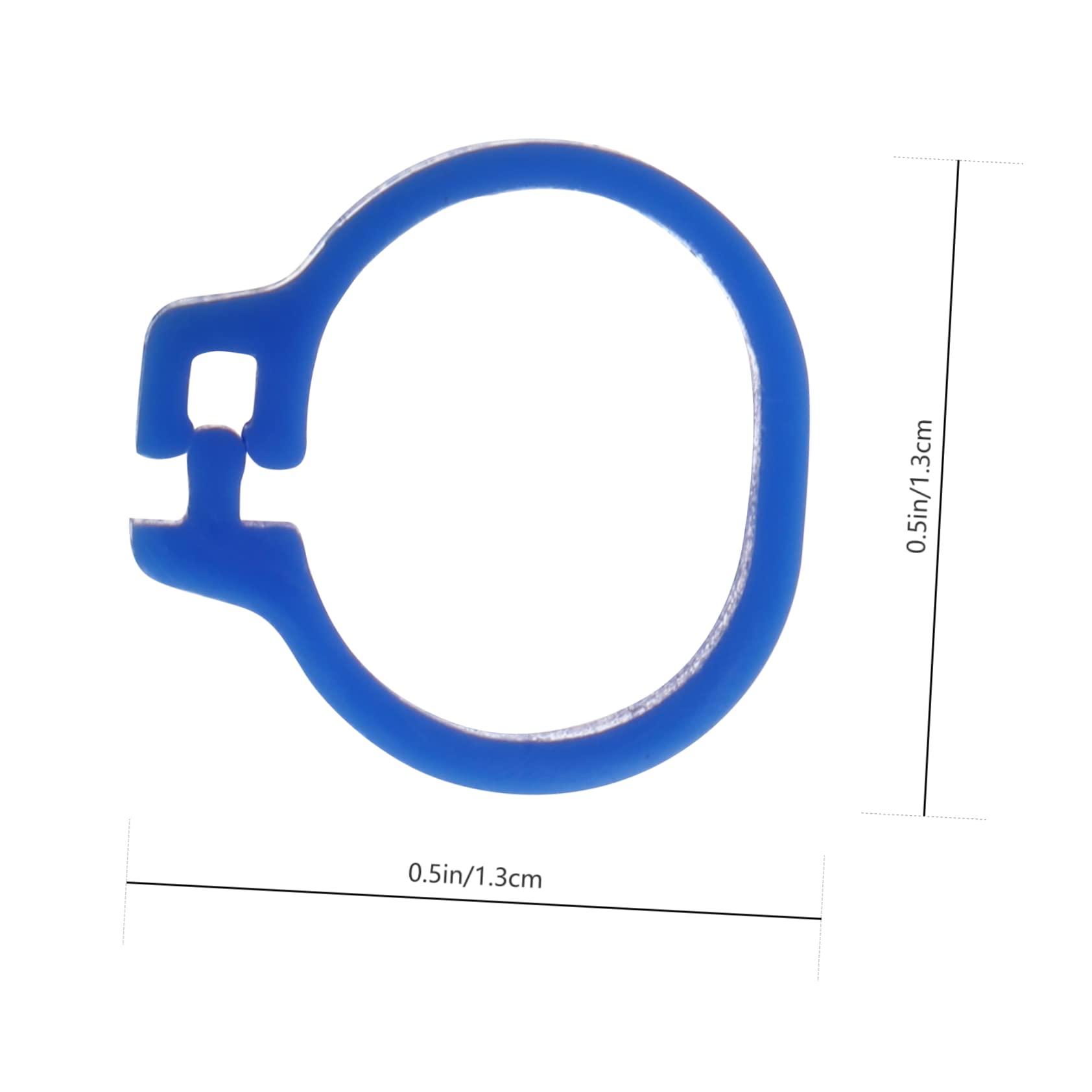 Abaodam Tag for Legs 100 Pcs Plastic Foot Bands Poultry Foot Bands for Racing Birds