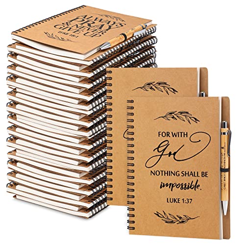 Cadeau religieux de Noël : lot de carnets chrétiens A5 pour la famille