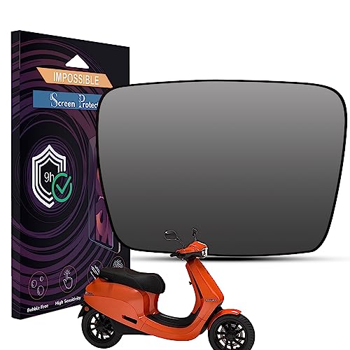 Image of FCS Speedometer Screen Protector Guard for Ola S1 Pro, ola S1 Pro 2nd Gen, Ola S1, Ola S1 Air Screen Guard | 9H Anti Shock Edge to Edge Screen Guard (Matte)
