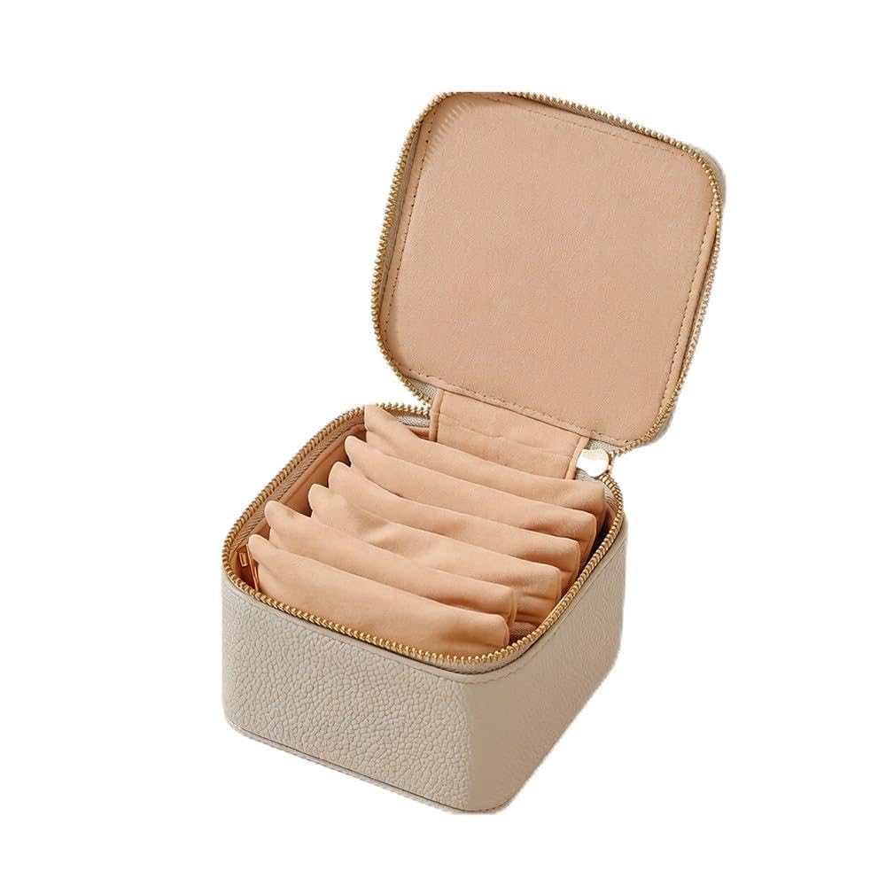 jewelry organizer PU Leather Jewelry Box with Pouches Travel Organizer for dressing table