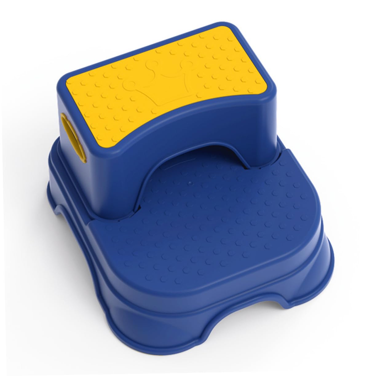 Taburete de Seguridad Antideslizante para Niños Azul de Doble Capa