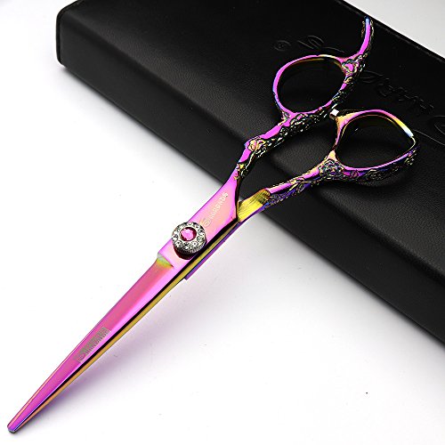 6'Coiffure modelage Studio Ciseaux Coiffeur Ciseaux professionnels Japon outils de ciseaux de coiffure ET ciseaux à effiler