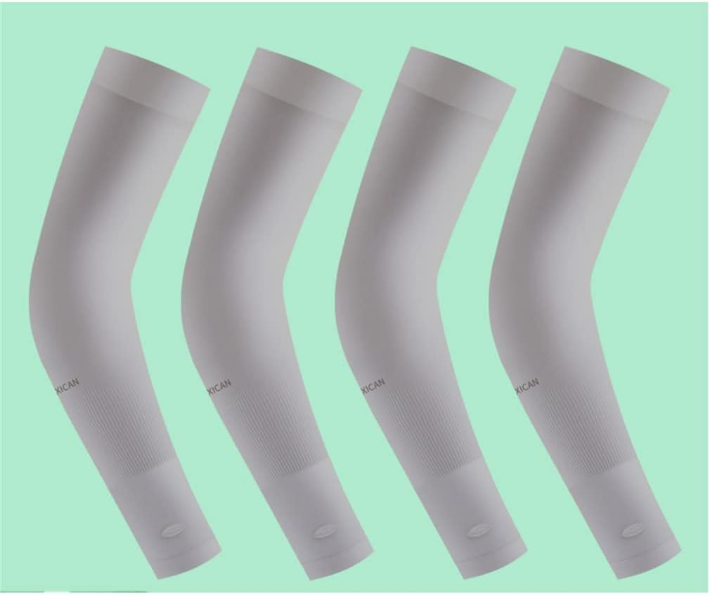 HBJWOV 4 Pairs of Ice Sleeves Men's and Women's Sleeves Driving Gloves Arm Guard Sleeves Ice Silk Sleeves(C)